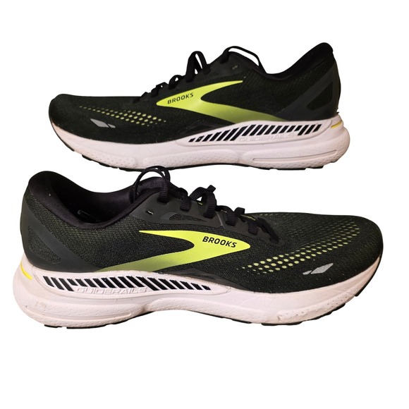 Brooks Adrenaline GTS 23 Men's Running Shoes Black Neon Size 11 D NWT - Picture 2 of 6